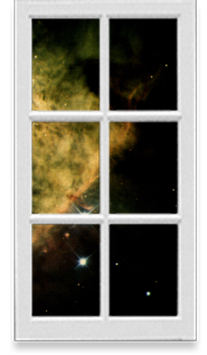 Window into space