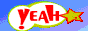 A button that says 'Yeah!' in a fun font.