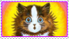 A deviant art stamp of a Louis Wain cat.