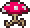 A pixel of the struttin' mushroom from Earthbound.