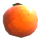 A transparent png of an orange from Animal Crossing New Leaf.