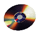 A transparent gif of a spinning cd.